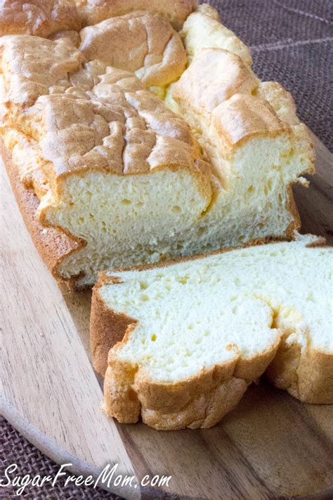 What else is cloud bread completely free of? Low Carb Cloud Bread Loaf