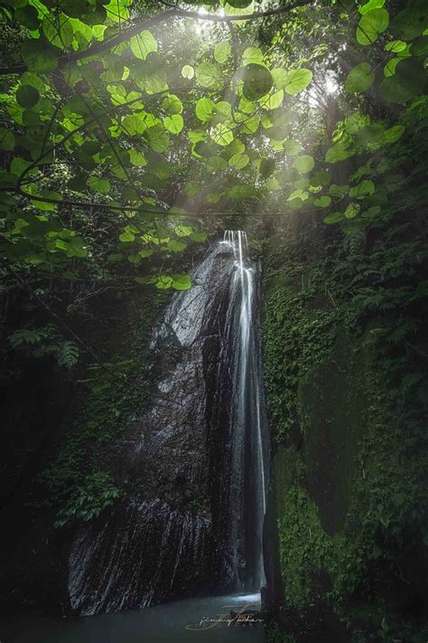 Bangkiang Djaran Waterfall Aka Dedari Waterfall Indonesia