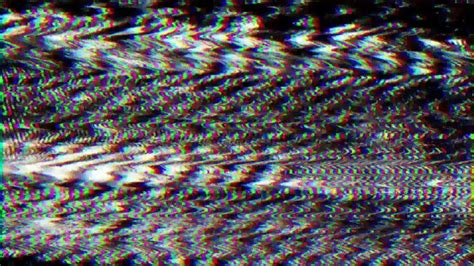Static Tv Glitch Broken Screen Effect