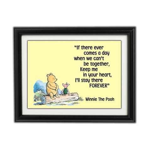 Winnie The Pooh Famous Quote Print Fully Framed Choice Of Etsy