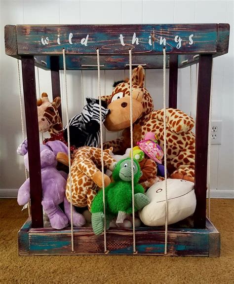 Wild Things Zoo Cage For Stuffed Animals Hand Made By Lauren Van Herk