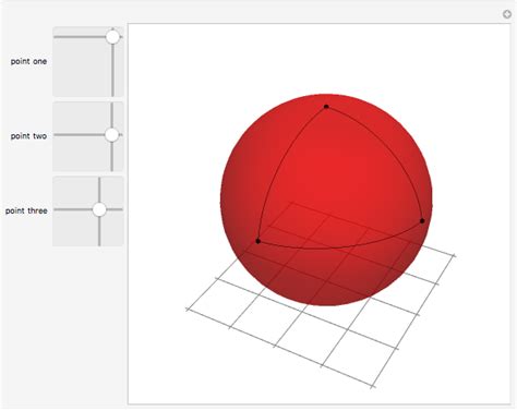 Triangles On A Sphere Wolfram Demonstrations Project