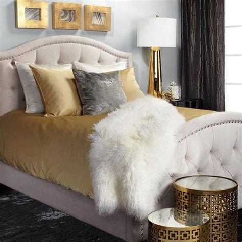 Furnitureinhouston Code 5037833681 Grey And Gold Bedroom Gold