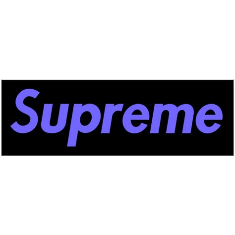Supreme Purple Logo