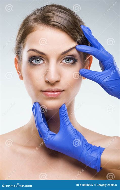 Beautiful Flawless Female Face Plastic Surgery Stock Image Image