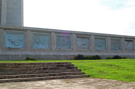 Quezon Memorial Circle Shrine Art Sculpture In Quezon City Philippines