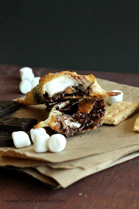 To serve as wonton soup: Easy S'mores Hand Pies -- wonton wrappers make these hand pies SO easy! Only 5 ingredients ...