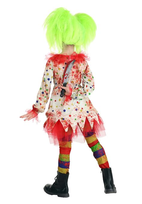 Girls Creepy Clown Costume Ubicaciondepersonascdmxgobmx