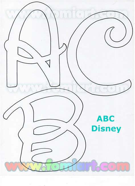Pin De Sara Martinez En Alfabetos Letras Y Números Letras Disney