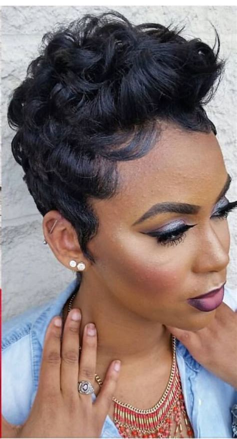 Pixies are also flawless in their thick and curly hair. 2018 Short Hairstyle Ideas For Black Women - The Style ...