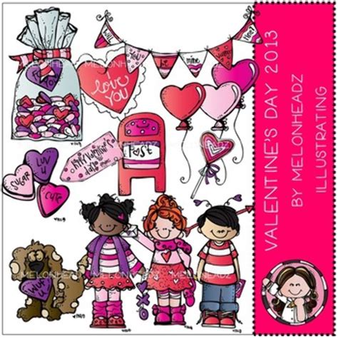 Download High Quality Valentine Clipart Melonheadz Transparent Png