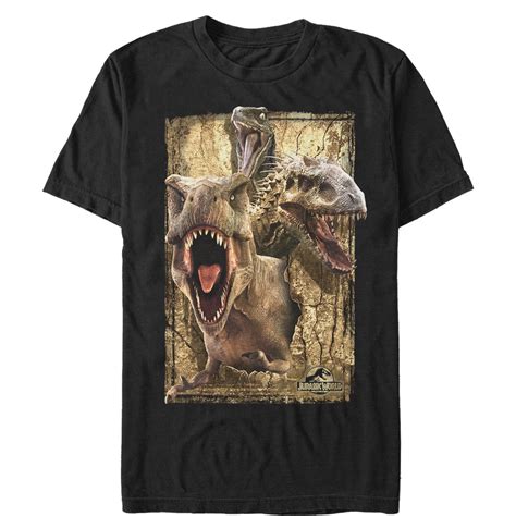 Jurassic World Mens Dinosaur Collage T Shirt