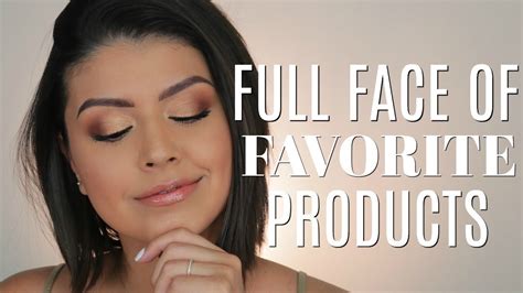 Full Face Of Favorite Products Youtube