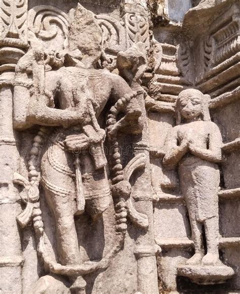 Famous Stone Carving Sculptures Vishvanath Temple Khajuraho India