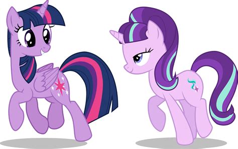 Two Purple Ponies By Illumnious On Deviantart