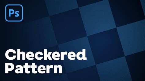 How To Make A Checkerboard Pattern In Photoshop Youtube