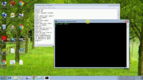 Cmd Trick Notepad Trick The Chat Bot Part Ist Learn Basic Cmd Fun