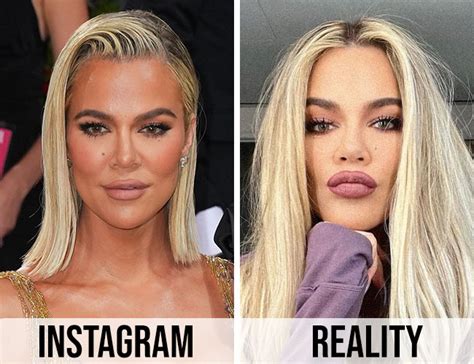 here s what khloé kardashian s face really looks like without instagram filters—we re blown away