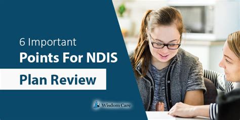 Important Points For Ndis Plan Review Wisdom Care