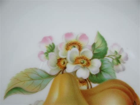 1960s Hutschenreuther Fruit Salad Plate Pear Lovely Second Wind