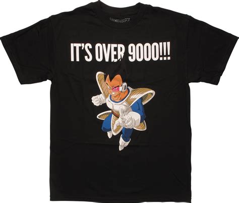 Over 9000 has players selecting an iconic hero or villain from dragon ball z and competing against their friends to be the first to get their power level over 9000! Dragon Ball Z Vegeta It's Over 9000 T-Shirt