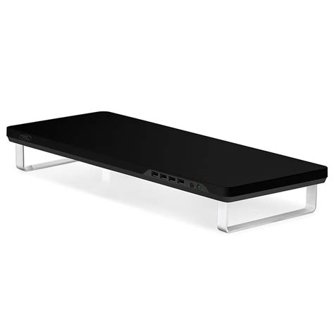 Deepcool M Desk C1 Height Adjustable Monitor Stand With Usb 30 Audio