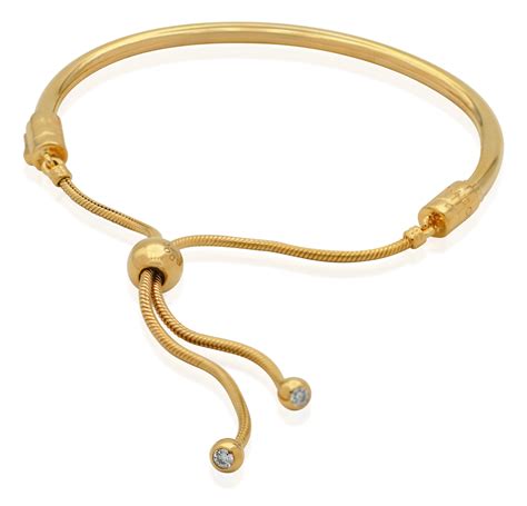 PANDORA - PANDORA Sliding Bangle Bracelet - Pandora Shine - Walmart.com