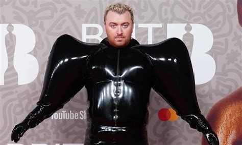 Sam Smith Looks Ridiculous In An Inflatable Latex Outfit At Brit Awards