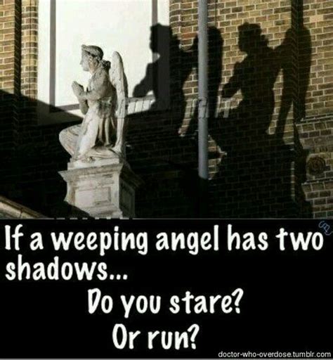 Weeping Angel With Two Shadows Doctor Who Vashta Nerada