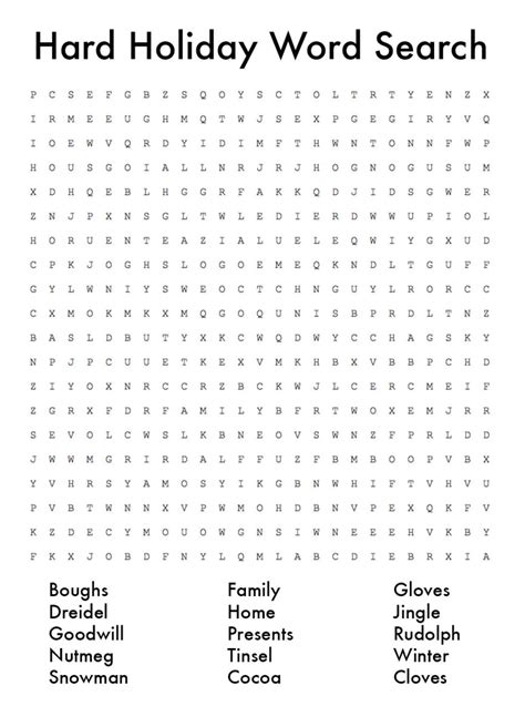 It's free and no registration is needed to generate your own printable word search puzzles! Christmas Word Puzzle, Word Search Printables | Holidappy