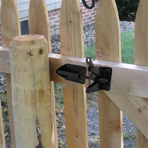 Heavy Duty Automatic Gate Latch For Wooden Fences Metal Gates Vinyl Fence Self Locking