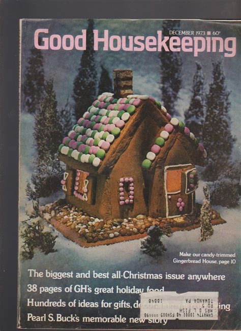 We know you're busy, which is why we've developed quick and easy recipes to help you get dinner on the table — stat. Good Housekeeping Magazine December 1973 Pearl S Buck Bing ...