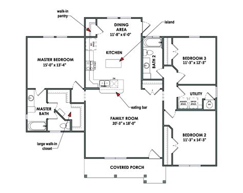 The Harrisburg Custom Home Plan in Montgomery County, TX from Tilson Homes