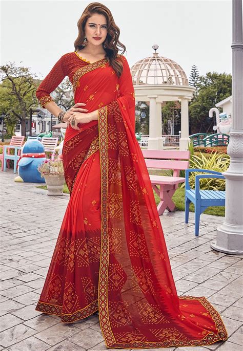Pin On Red Sarees