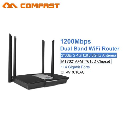 Comfast CF WR618AC 1200Mbps Smart Gigabit Wireless WiFi Router 11ac 2