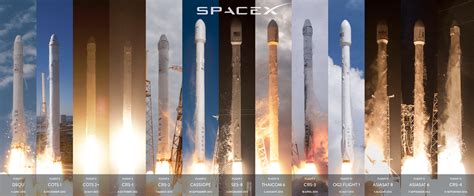 Every Falcon 9 Launch In One Image Universe Today