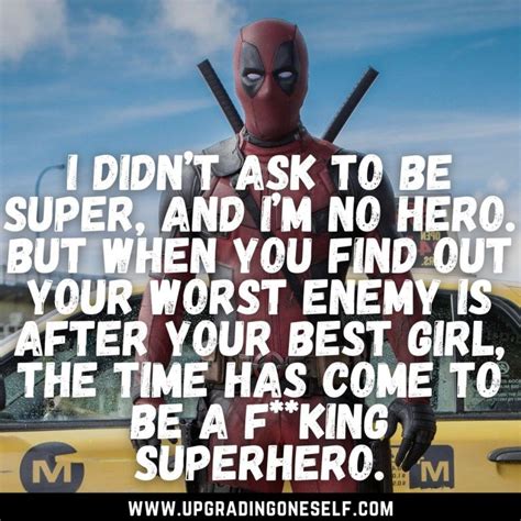 Top 10 Hilarious Quotes From Deadpool Upgrading Oneself