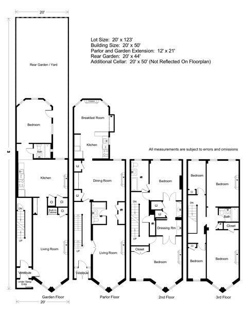 Brownstone Floor Plans
