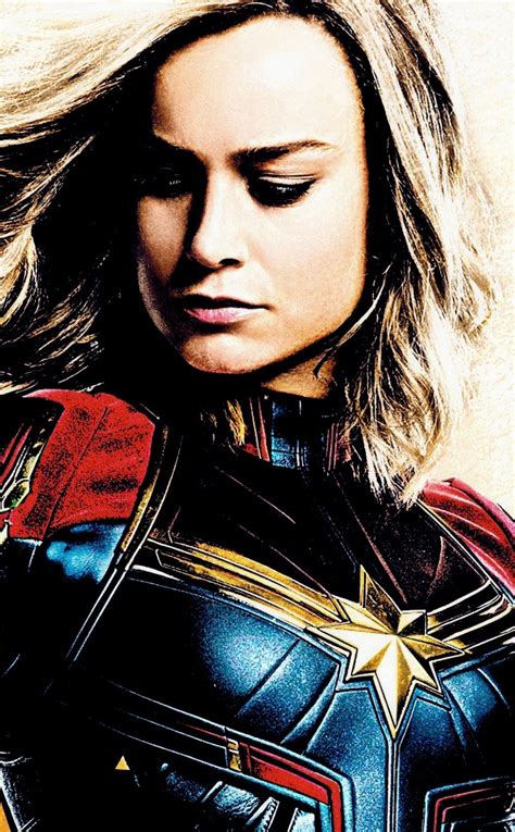Download Wallpaper 950x1534 Movie Captain Marvel Artwork Brie Larson