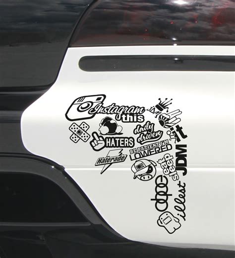truck daily driven jdm windshield banner vinyl decal car window car parts and accessories