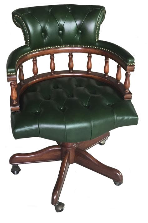 The osp wood bankers chair's seat is decently adjustable. Features: -Eastern Legends upholstery genuine leather ...