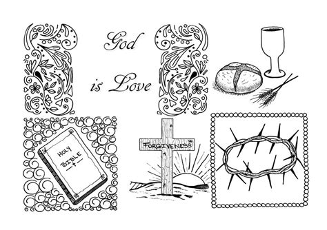 It means accepting your past, your problems. God Is Love Adult Coloring Page | FaveCrafts.com
