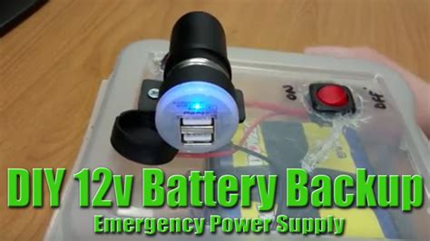 The amps needed to power the compressor should be 1/4 of the capacity of the house bank. DIY Battery Backup, Emergency 12v Power Bank. - YouTube