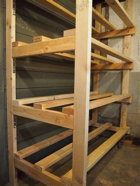 Then you have this creative shelf for tons these garage shelves are super easy to make by yourself and create much more storage for your garage space. Basement Organization #HomeGoals | Diy storage shelves ...