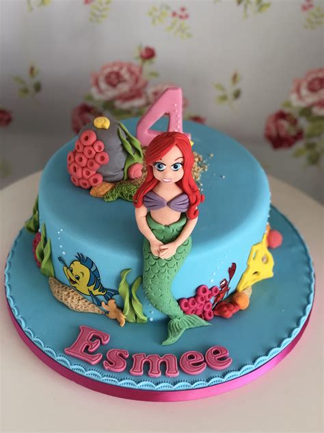 Little Mermaid Cake Ariel Cake Banana Cake Recipe Ariel Cake Cake