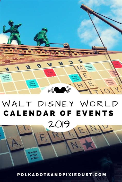 Walt Disney World 2019 Calendar Of Events Disney World Calendar