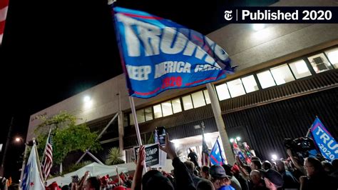Trump Supporters Protest At Maricopa County Vote Counting Site The