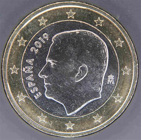 Spain 1 Euro Coin 2019 Euro Coinstv The Online Eurocoins Catalogue