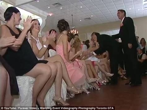 Polish Groom Squeezes The Legs Of Female Wedding Guests