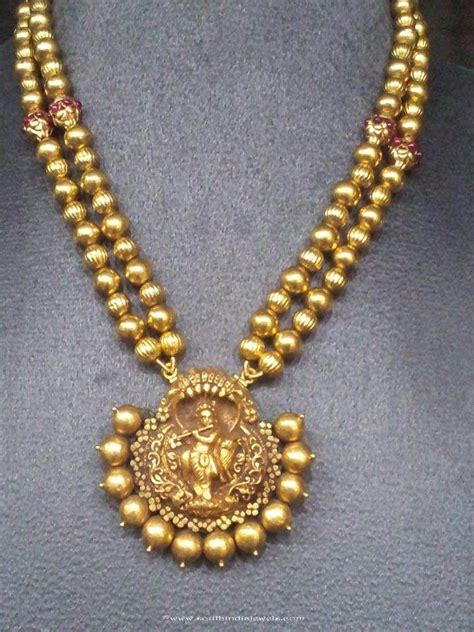 Classic Antique Nagas Necklace ~ South India Jewels Gold Jewellery
